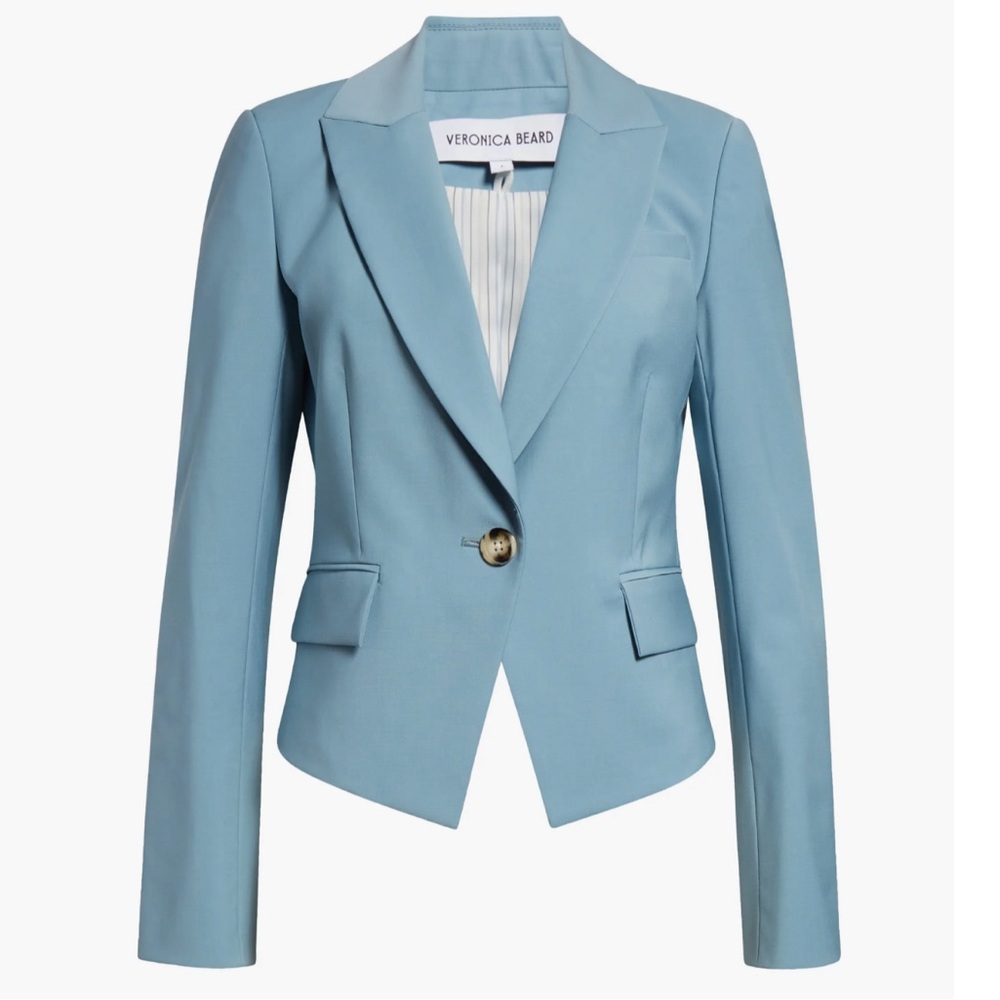 VERONICA BEARD (NWT $648) Hosanna Stretch Virgin Wool Blend Dickey Jacket Sz 14